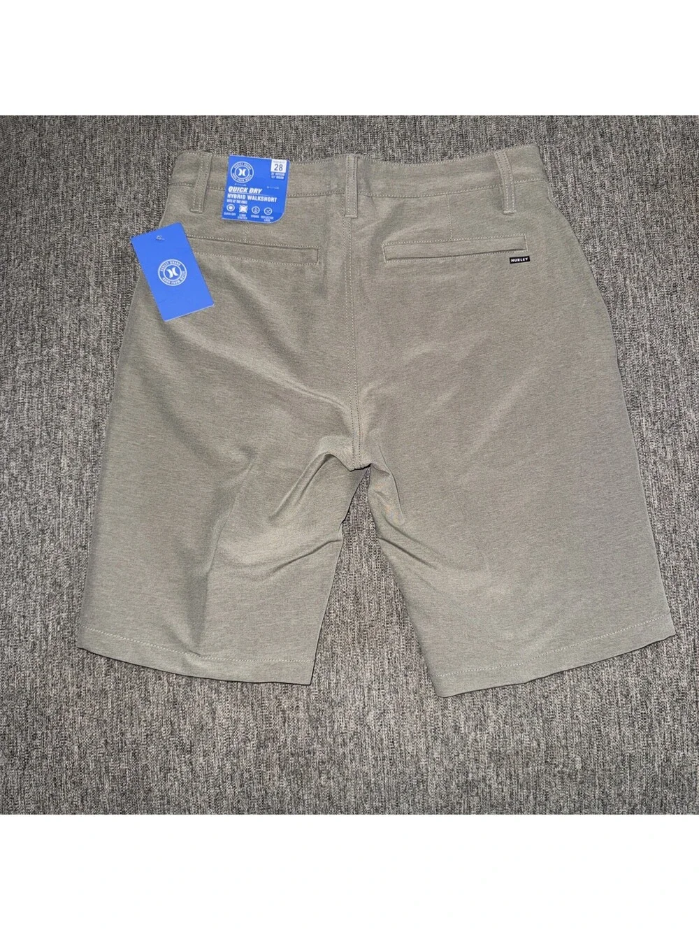 Hurley Quick Dry Hybrid Walkshort 4-Way Stretch 20” Outseam 9.5” Inseam Size 28